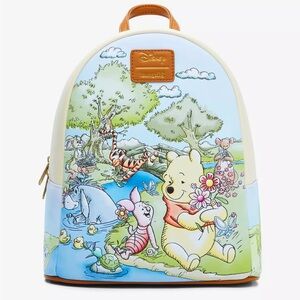 Loungefly Disney Winnie The Pooh Spring Scene Mini Backpack